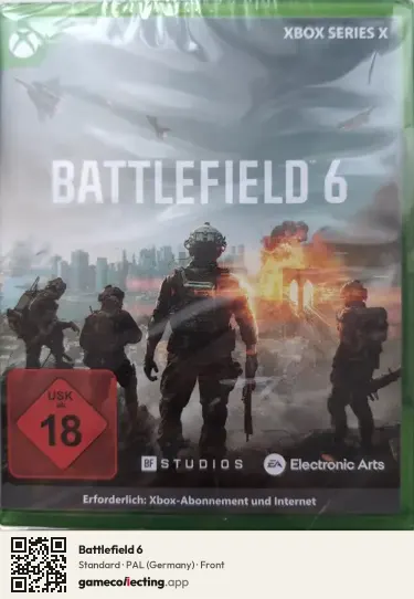 Battlefield 6 Xbox Series X, Germany box front