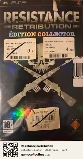 Resistance: Retribution PlayStation Portable, France box front