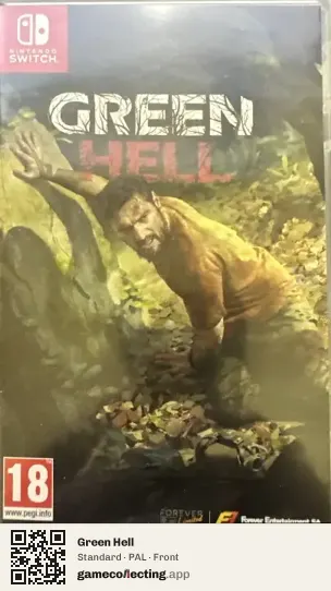 Green Hell Nintendo Switch, PAL box front