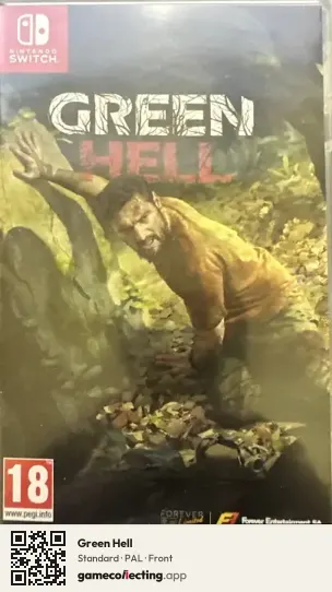 Green Hell Nintendo Switch, PAL box front