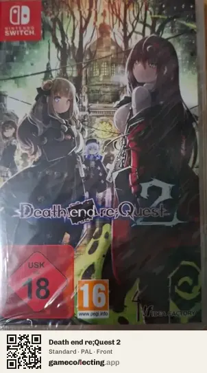 Death end re;Quest 2 Nintendo Switch, PAL box front