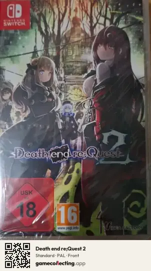 Death end re;Quest 2 Nintendo Switch, PAL box front