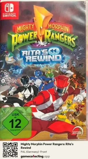 Mighty Morphin Power Rangers: Rita's Rewind Nintendo Switch, Germany box front