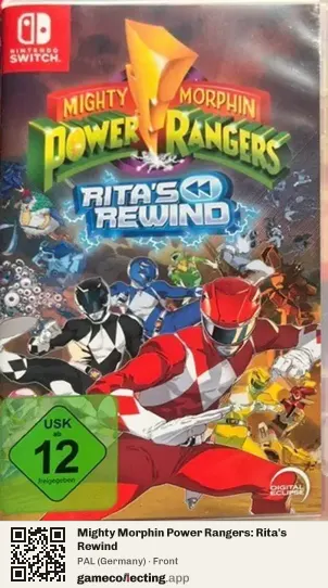 Mighty Morphin Power Rangers: Rita's Rewind Nintendo Switch, Germany box front