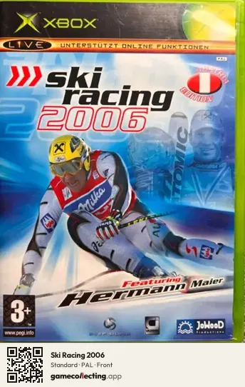 Ski Racing 2006 Xbox, PAL box front