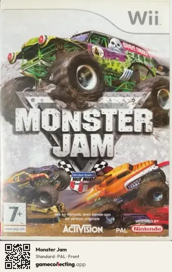 Monster Jam Nintendo Wii, PAL box front