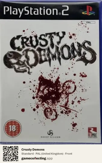 Crusty Demons PlayStation 2, United Kingdom box front