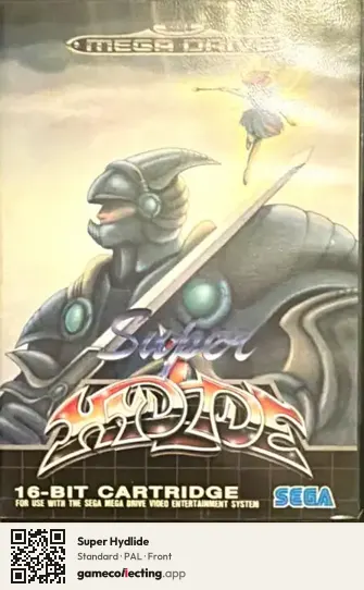 Super Hydlide Sega Mega Drive / Genesis, PAL box front