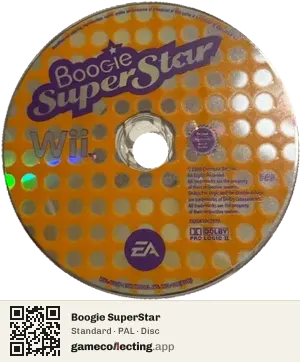 Boogie SuperStar Nintendo Wii, PAL disc