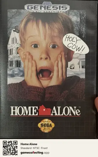 Home Alone Sega Mega Drive / Genesis, NTSC box front