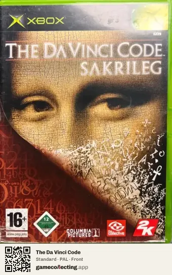 The Da Vinci Code Xbox, PAL box front