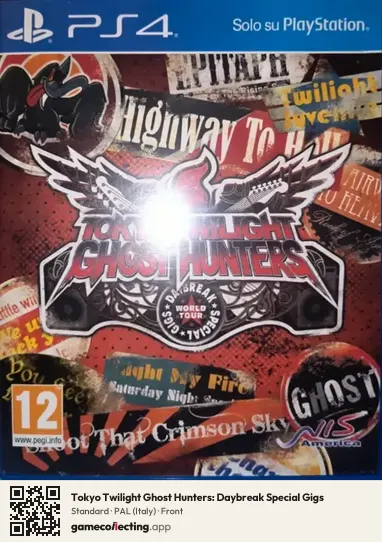 Tokyo Twilight Ghost Hunters: Daybreak Special Gigs PlayStation 4, Italy box front