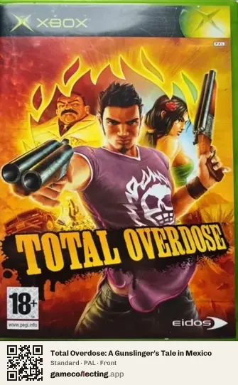 Total Overdose: A Gunslinger's Tale in Mexico Xbox, PAL box front