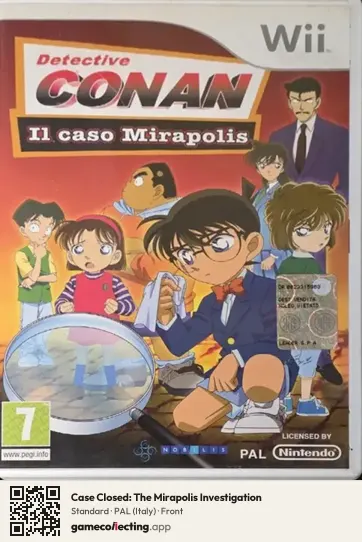 Case Closed: The Mirapolis Investigation Nintendo Wii, Italy box front