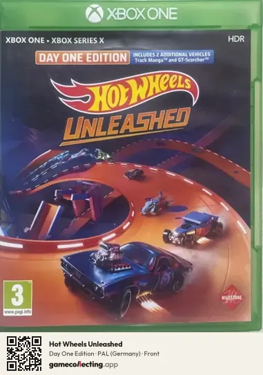 Hot Wheels Unleashed Xbox One, Germany box front