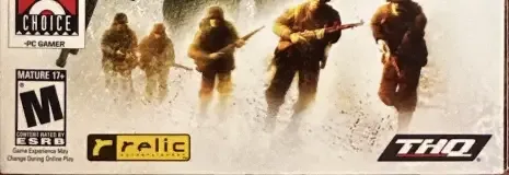 Company of Heroes, the ESRB box on its front