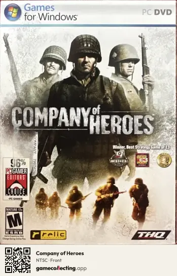 Company of Heroes Computer, NTSC box front
