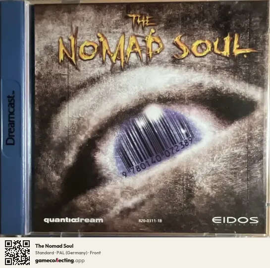 The Nomad Soul Sega Dreamcast, Germany box front