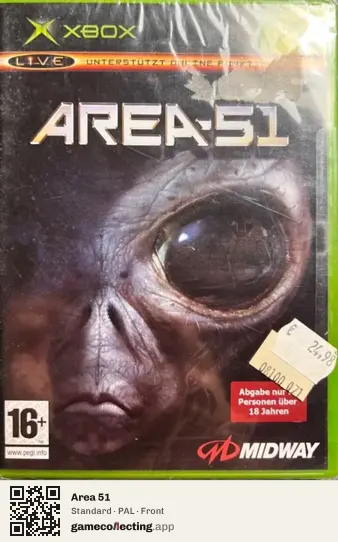 Area 51 Xbox, PAL box front