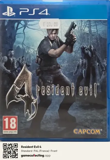 Resident Evil 4 PlayStation 4, France box front