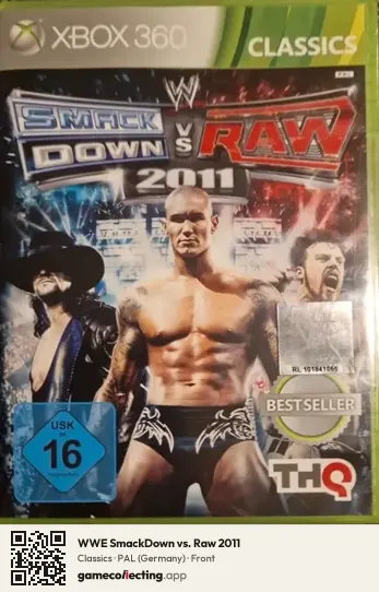 WWE SmackDown vs. Raw 2011 Xbox 360, Germany box front