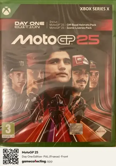 MotoGP 25 Xbox Series X, France box front