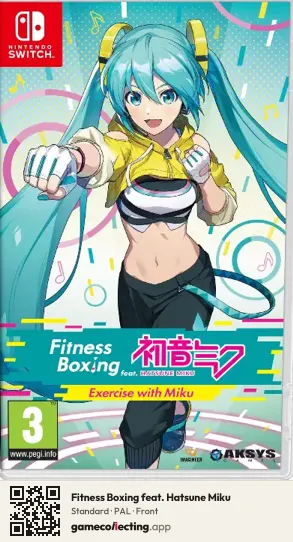 Fitness Boxing feat. Hatsune Miku Nintendo Switch, PAL box front