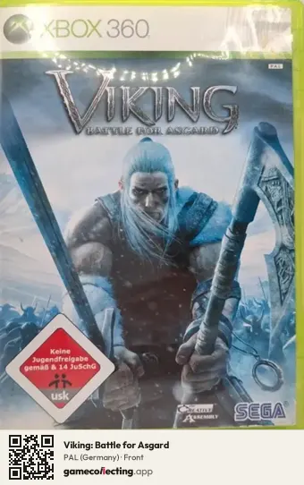 Viking: Battle for Asgard Xbox 360, Germany box front