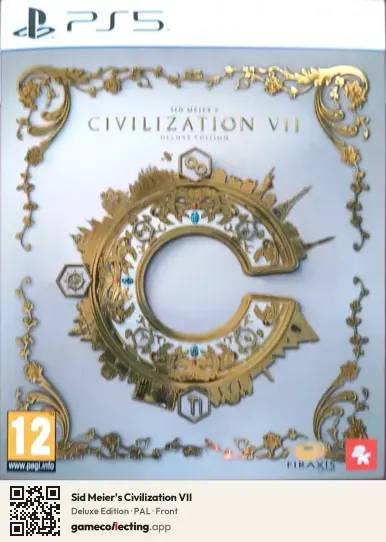 Sid Meier's Civilization VII PlayStation 5, PAL box front
