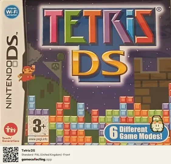 Tetris DS Nintendo DS, United Kingdom box front