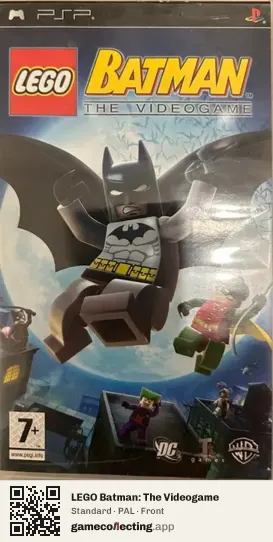 LEGO Batman: The Videogame PlayStation Portable, PAL box front