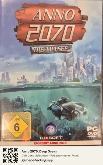 Anno 2070: Deep Ocean Computer, Germany box front