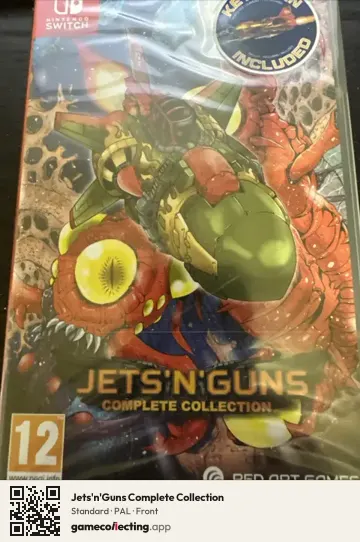 Jets'n'Guns Complete Collection Nintendo Switch, PAL box front