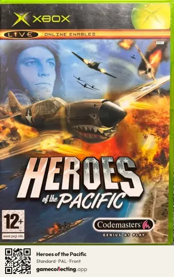 Heroes of the Pacific Xbox, PAL box front