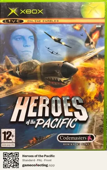 Heroes of the Pacific Xbox, PAL box front