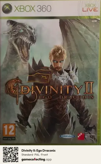 Divinity II: Ego Draconis Xbox 360, PAL box front