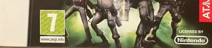 Ghostbusters: The Video Game, the PEGI square on its front