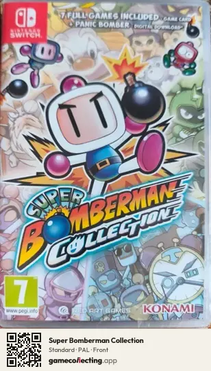 Super Bomberman Collection Nintendo Switch, PAL box front