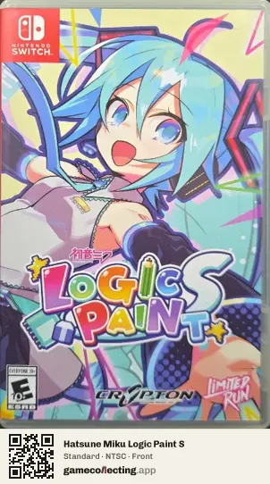Hatsune Miku Logic Paint S Nintendo Switch, NTSC box front