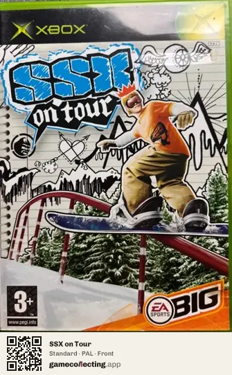 SSX on Tour Xbox, PAL box front