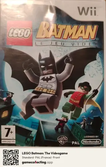 LEGO Batman: The Videogame Nintendo Wii, France box front