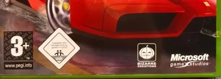 Project Gotham Racing 2, the PEGI square on its front