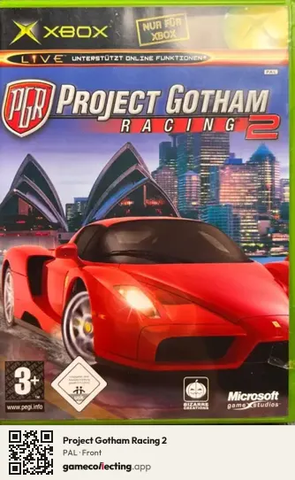 Project Gotham Racing 2 Xbox, PAL box front