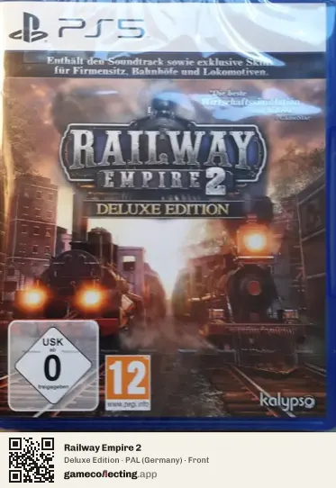 Railway Empire 2 PlayStation 5, Germany box front