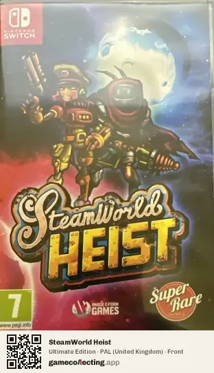 SteamWorld Heist Nintendo Switch, United Kingdom box front