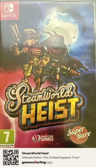 SteamWorld Heist Nintendo Switch, United Kingdom box front