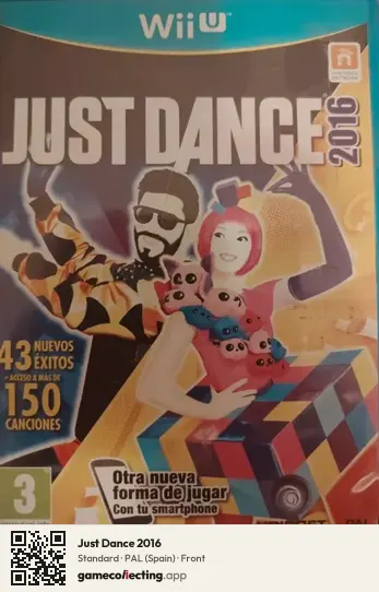 Just Dance 2016 Nintendo Wii U, Spain box front