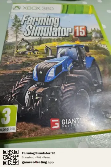 Farming Simulator 15 Xbox 360, PAL box front