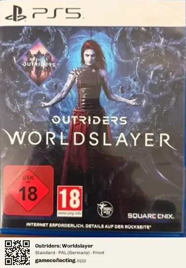 Outriders: Worldslayer PlayStation 5, Germany box front