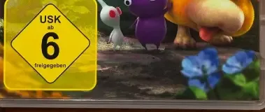 Pikmin 4, the USK square on its front